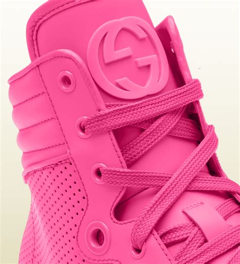 neon pink designer gucci sneakers|Women's Designer Sneakers .